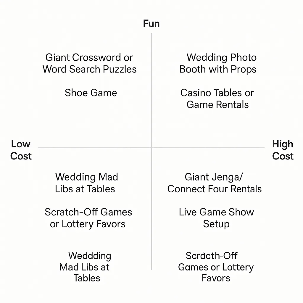 Wedding Games Showdown: Fun vs. Cost