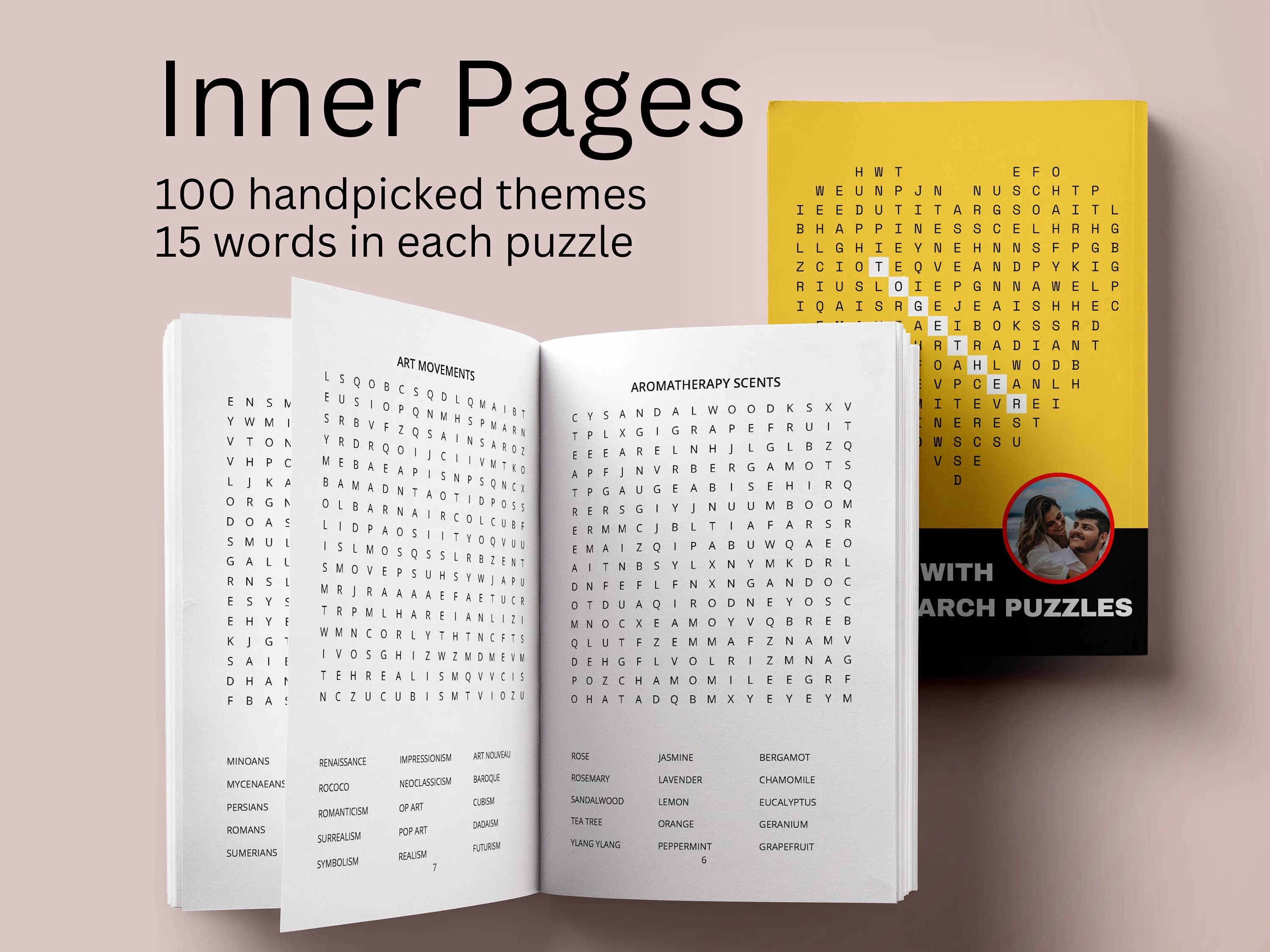 Personalized retirement word search puzzle book