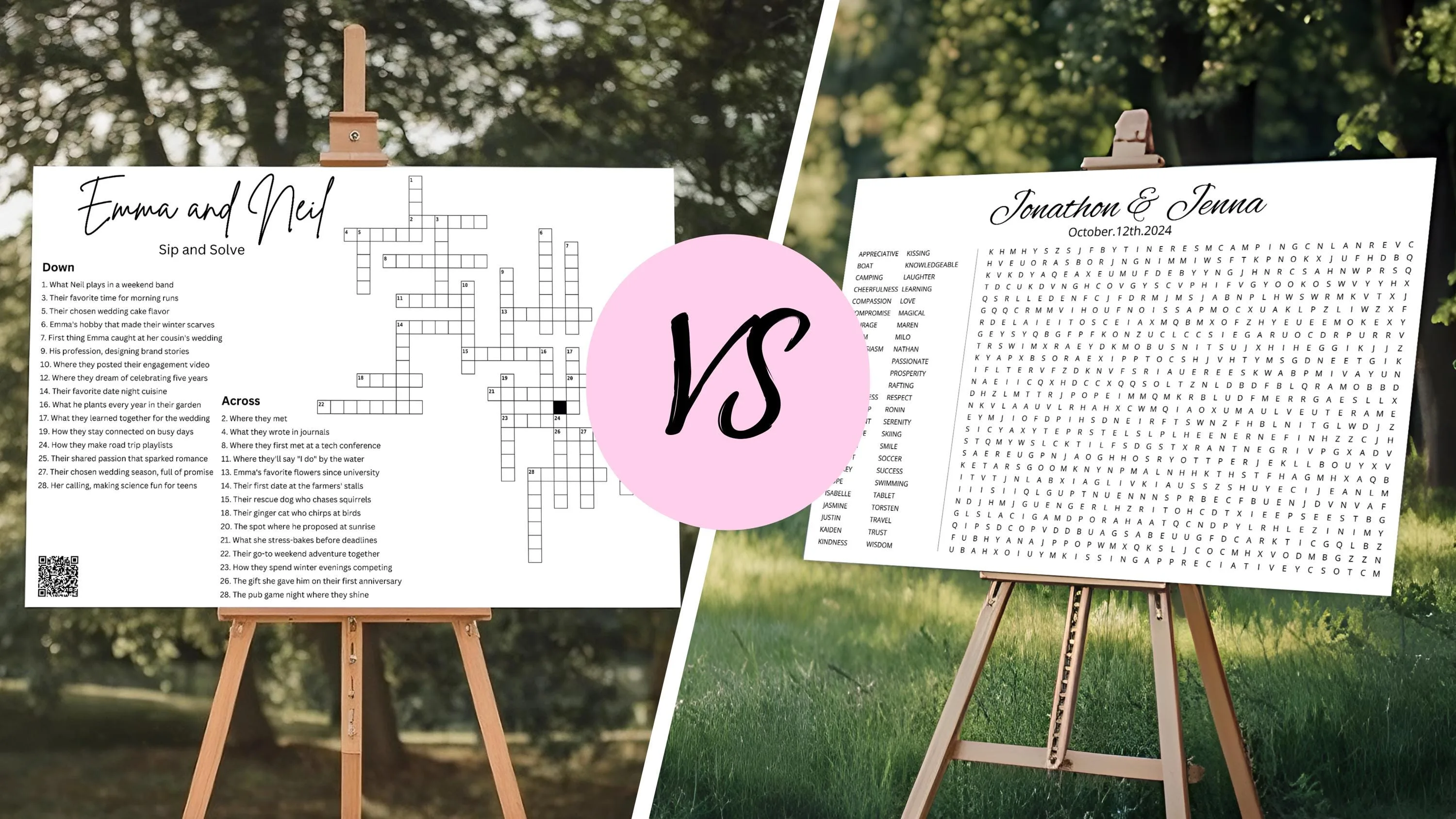 Custom Bachelorette Party Word Search Puzzle – Personalized Game 12