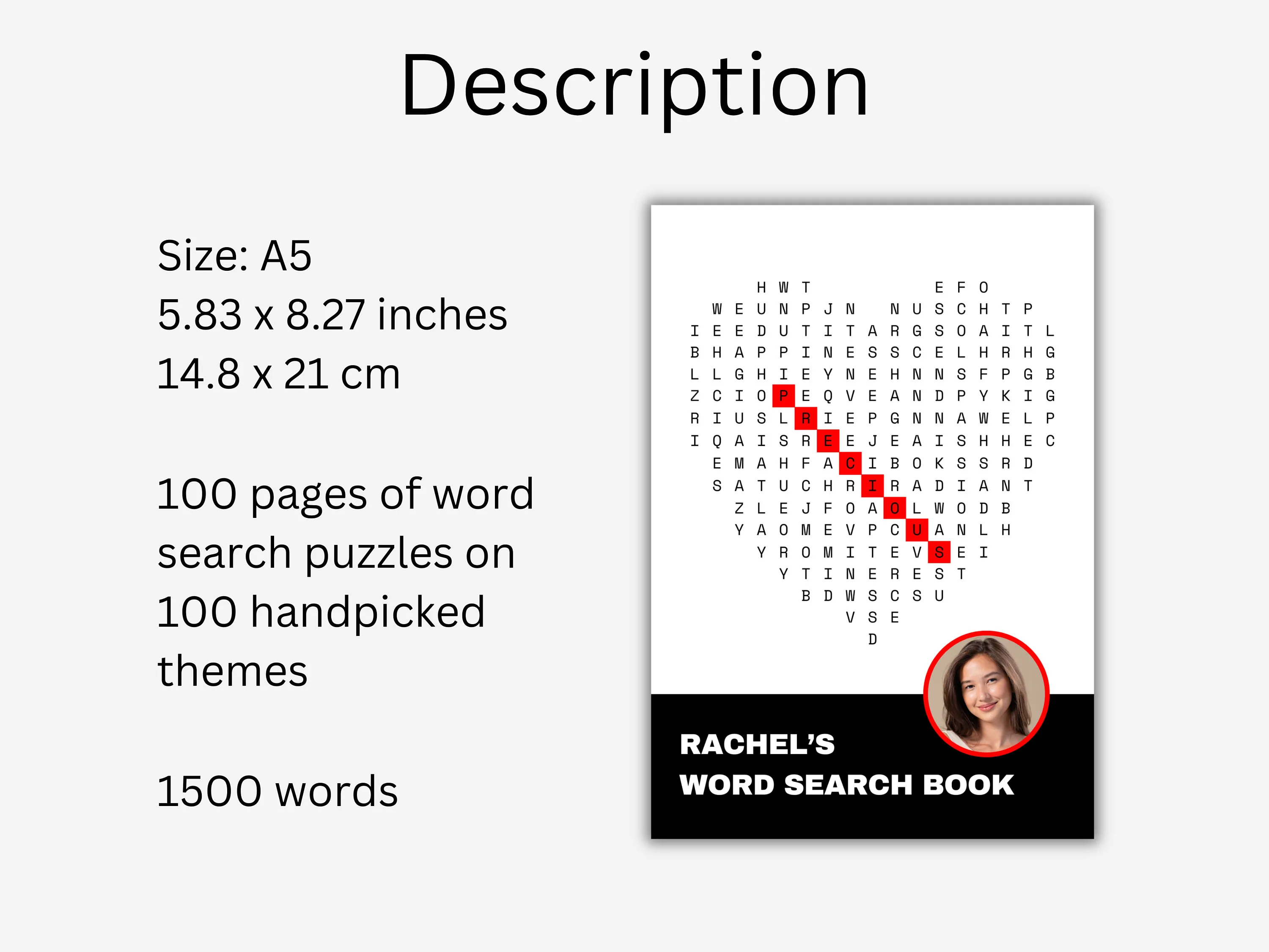 Personalized Anniversary Word Search Book – Custom Couple's Gift 8