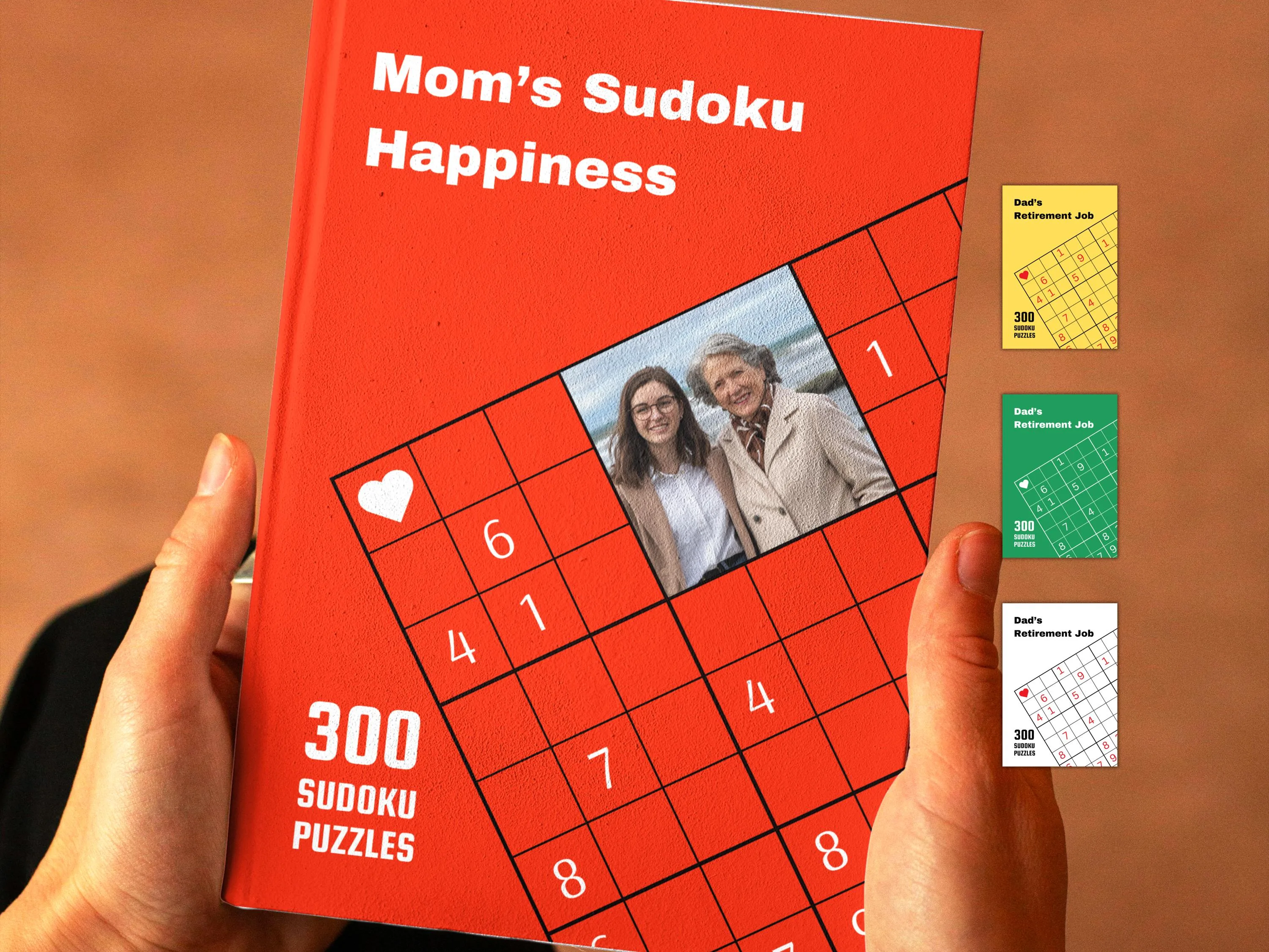 Personalized Sudoku Book for Grandparents – Custom Photo Gift 9