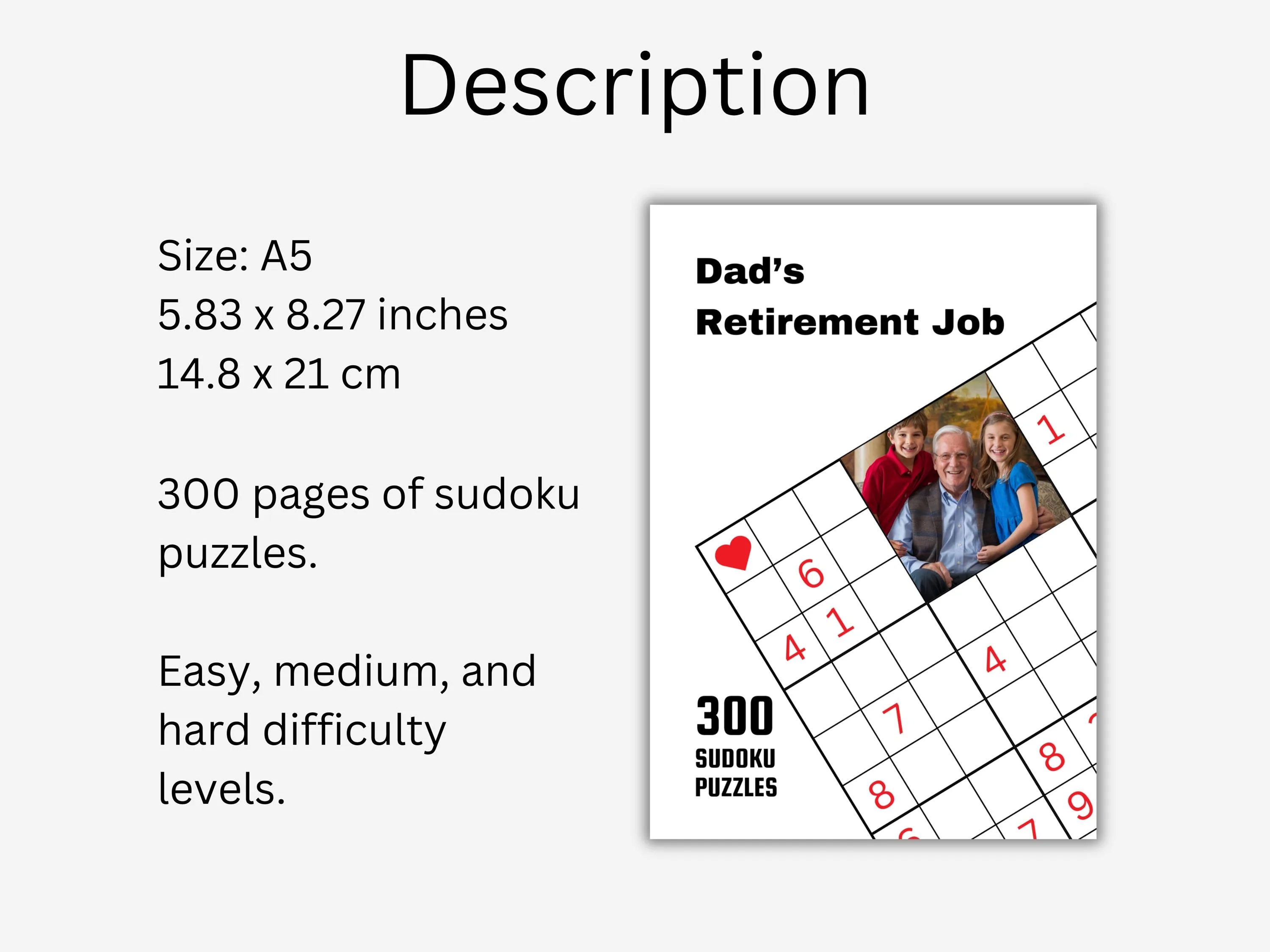 Personalized Teacher Appreciation Sudoku Book – Custom Photo Gift 2