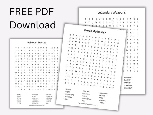 Free pdf download word search puzzle for adults