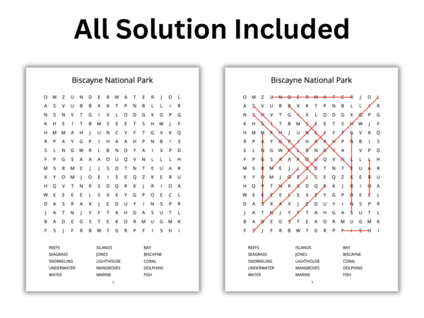 National Parks Word Search Puzzles. Printable Road Trip worksheet, Travel, Camping Fun Activity for Kids and Adults. Homeschooling Geography Learning - Image 7